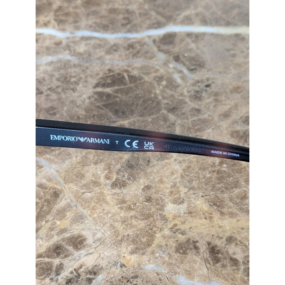 Emporio Armani EA1027 3003 Eyeglasses Full Rim Rectangular Frames 57-18-140